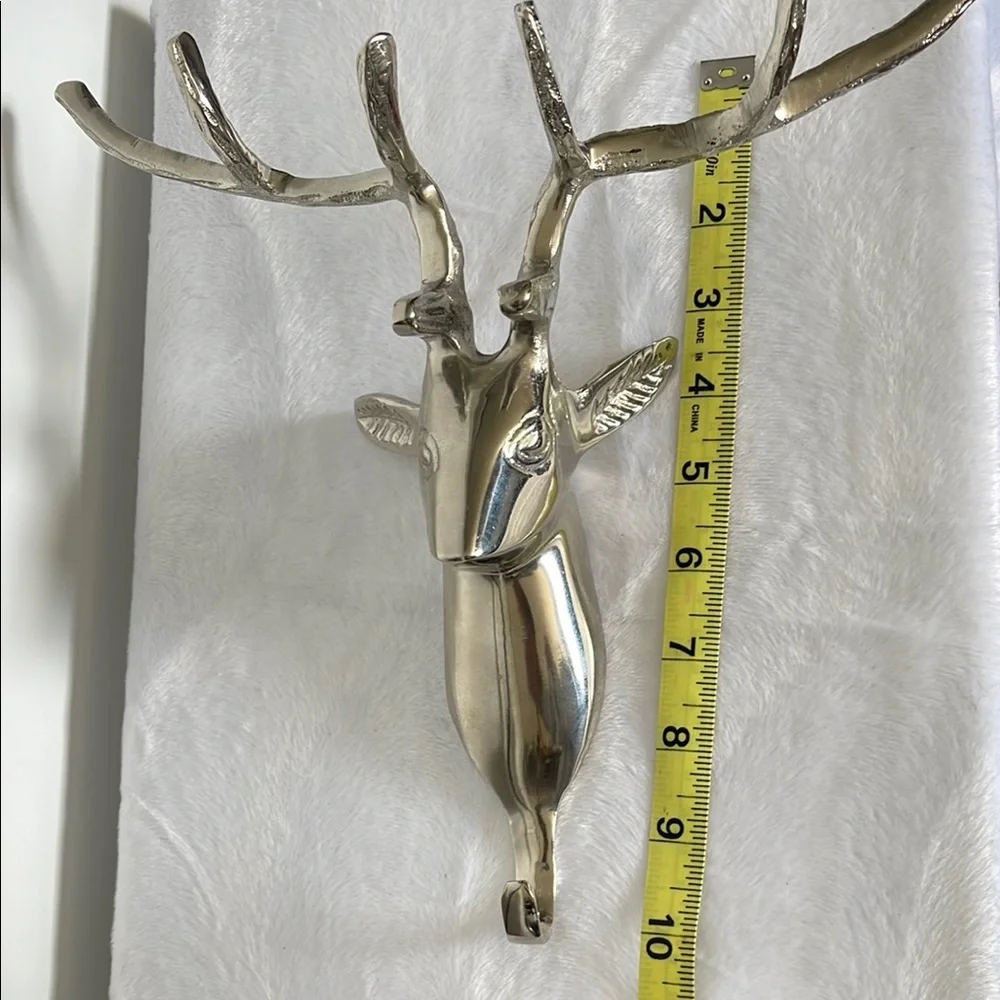 Silver Deer Wall Hook